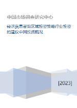 經濟貿易咨詢區域投資策略行業投資的建議中國投資概況