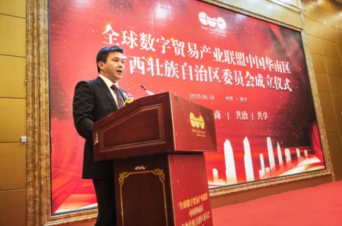 數貿聯盟華南區廣西壯族自治區委員會成立儀式圓滿成功